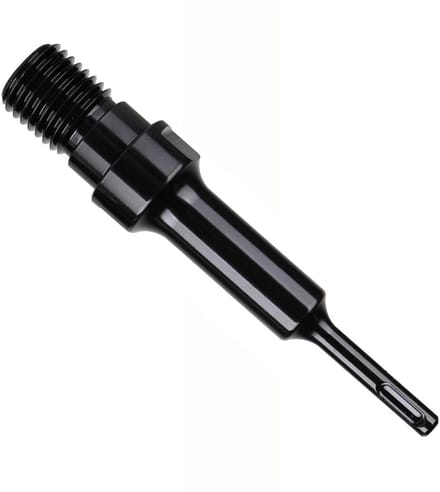SDS-Plus Adapter - Kernboorverlenging Booradapter - Boren in Steen - 1 1/4 inch UNC Schroefdraad - 190 mm Lengte - Zwart
