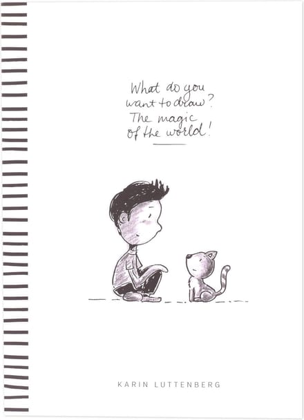 Paperfuel Schetsboek A4 What do you draw ? 300g