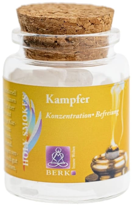 Wierookhars Kamfer in Glas