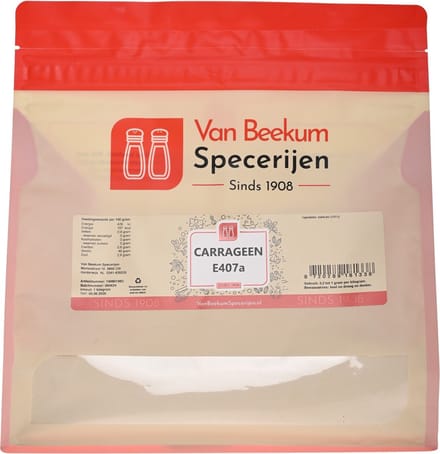 Van Beekum Specerijen - Verwerkt Euchema-Wier E407a - 1 KG (hersluitbare stazak)