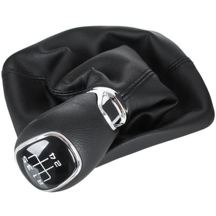 Modecar - Versnellingspookknop - Skoda Octavia II - 2007-2014 - Zwart - Eco-leder