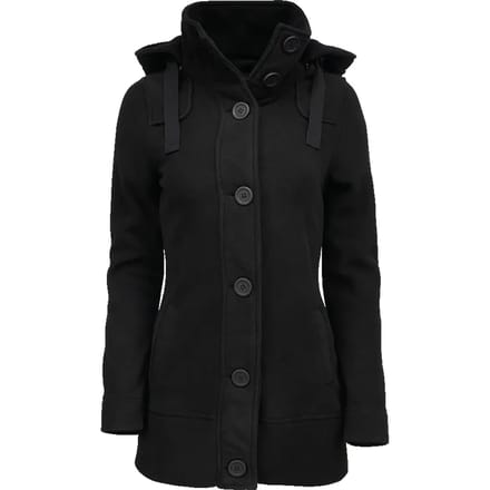 Brandit Tussenseizoensjas - Square Fleece - S tot 4XL - voor Vrouwen - zwart