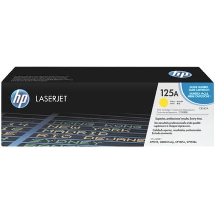 HP Toner 125A Origineel Geel 1400 bladzijden CB542A