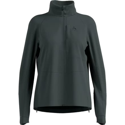 Odlo Zeroweight Pro Warm Reflective Hardloopjas Dames-Olijf