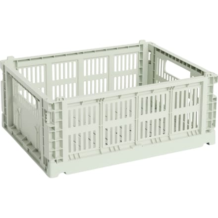 HAY Colour Crate Vouwkrat M recycled - mint