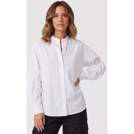 ARKET Idro Cotton Shirt White Taglia: 36 | Magliette intime Outlet | Donna | Bianco