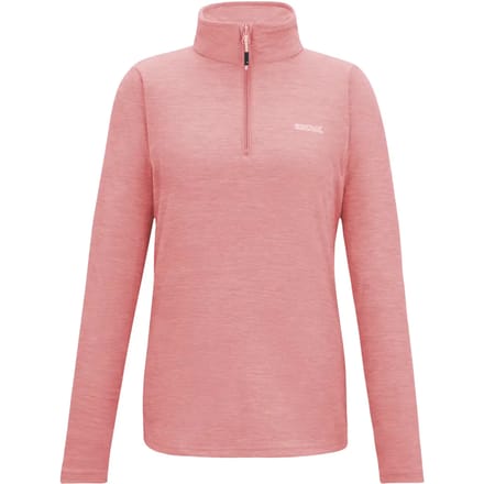 Dames Sweethart Marl Half Zip Fleece