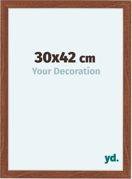 Your Decoration - Fotolijst 30x42 cm - MDF - Walnoot - Como