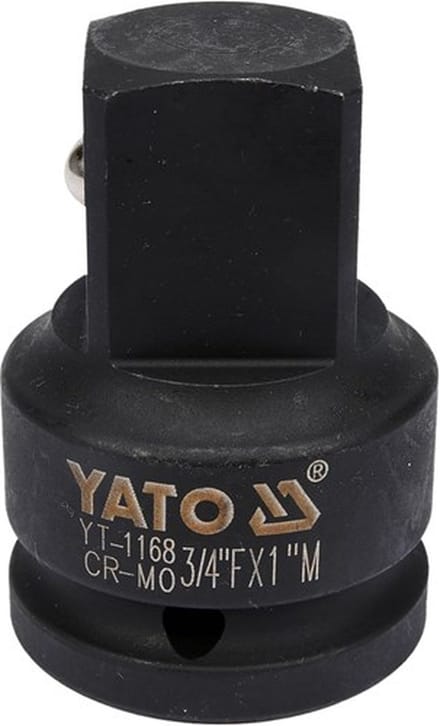 Yato Impact-lusadapter 3/4"(V) x 1"(M) - Slagvast