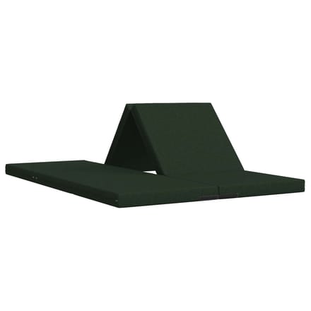vidaXL - Vouwbare - Sofa - Bed - 70 - x - 67 - x - 48 - cm - Donkergroen