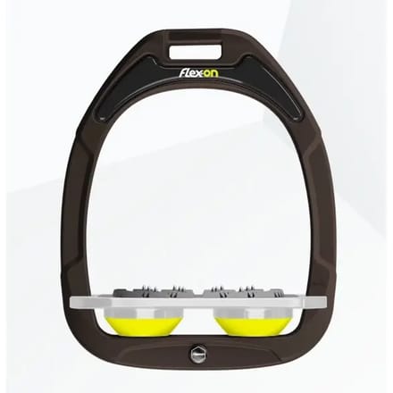 Ultra Grip Plat Steigriemen Bruin/grijs/geel Flex-On Green Composite