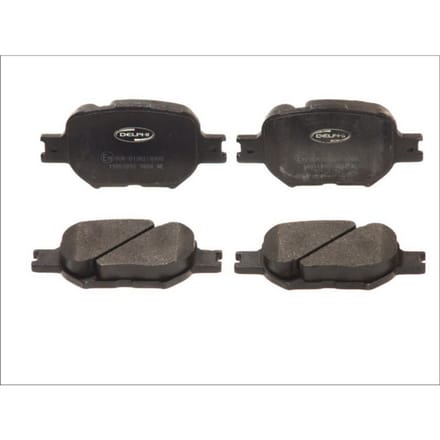 Remblokset DELPHI LP1804, voor