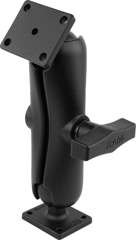 Dubbele kogelbevestiging met rechthoekige AMPS-platen - C-maat medium RAM-141U