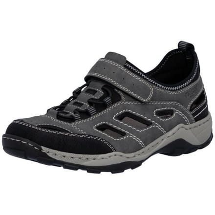 Rieker Heren Trekkingsandalen, Sandalen, 08063-45 Grey Combination