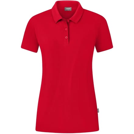 Jako Organic Polo Stretch Dames - Rood | Maat: 36