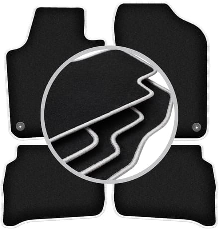 CARLUX-SILVER automatten voor: Skoda Fabia III hatchback, stationwagen (2014-)