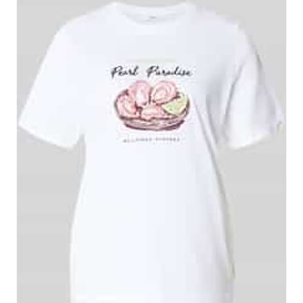 regular fit T-shirt van puur katoen