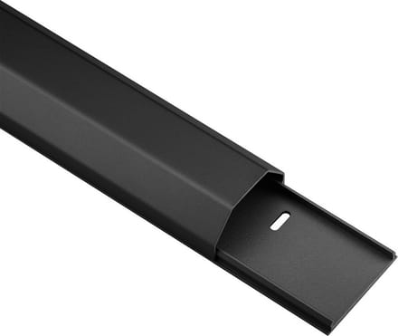 Wentronic 90724 Straight cable tray Zwart kabelgoot