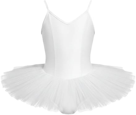 Dancer Dancewear® Tutu ballet kind wit - Balletpak met tutu - "Pavlova" - Maat 92 | 3 jaar