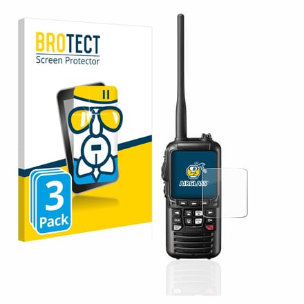 Screenprotector 3 Stuks voor Standard Horizon HX890 Beschermglas transparant