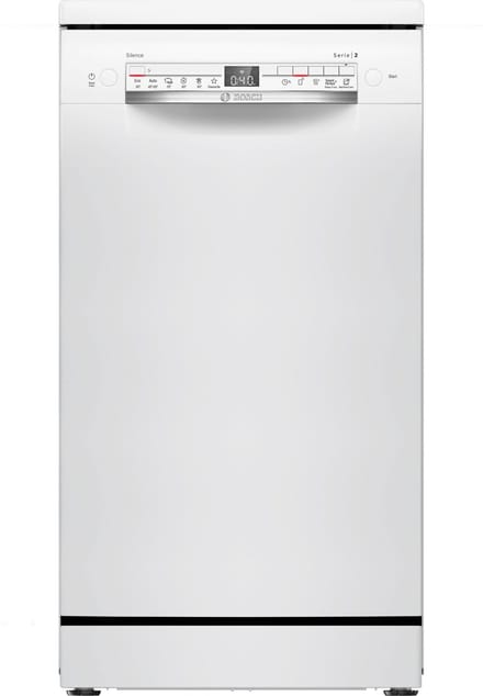 Bosch Serie 2 SPS2HKW55E – Vrijstaande vaatwasser 45 cm – Wit – Home Connect