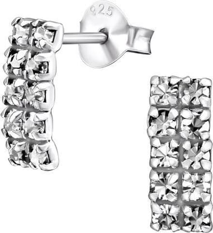 Montebello Oorbellen Marit - 925 Zilver E-Coating - 4x10mm