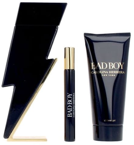 Parfumset voor Heren Carolina Herrera BAD BOY 3 Onderdelen