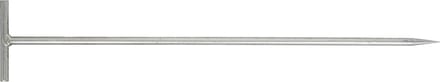 ORIT - Draadpen - Kruis - Hoogwaardige kwaliteit - Gegalvaniseerd - 80 cm - Ø 15 mm