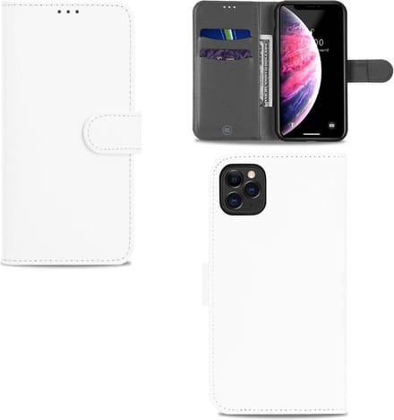Apple iPhone 11 Pro Max Hoesje Wit met Pasjeshouder