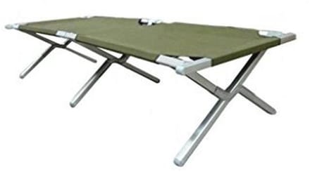 Us veldbed inklapbaar olijf
