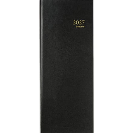 Agenda 2027 Brepols Saturnus Lima 1dag/1pagina zwart