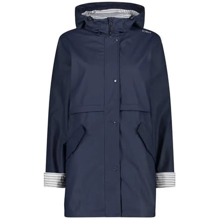 Cmp Regenjas Dames Polyurethaan/polyester Donkerblauw Maat 34