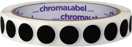 1/2 inch verwijderbare kleurcode stip labels | 1000 per rol