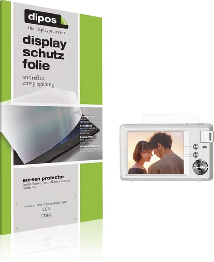 dipos – 4x Matte Beschermfolie geschikt voor CCN CDFA | Krasbestendige & antireflecterende Screenprotector Ultra-Thin