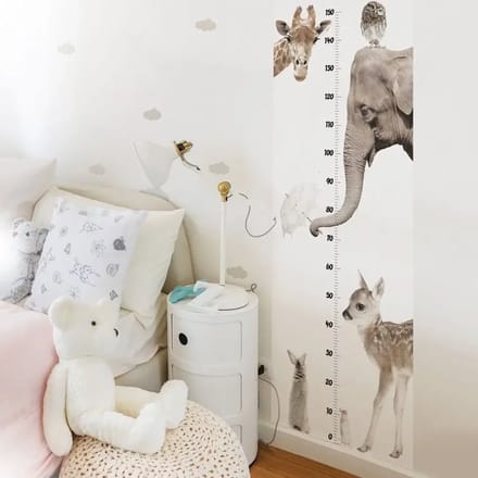 Stickers voor baby's Dekornik I Love Animals Growth Chart