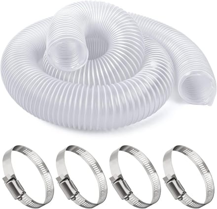 Zware flexibele PVC stofzuigslang 10 cm x 3 meter voor stofafscheiders