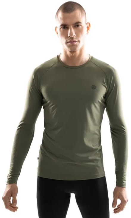 Siroko Wild T-shirt Met Lange Mouwen Groen L Man