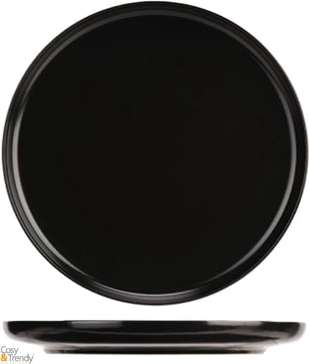 Baltic-Black - Dinerborden - D27cm - Keramiek - (Set van 6)