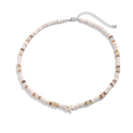 Jomide Ketting Bohemian Beach - Zeester - Beige