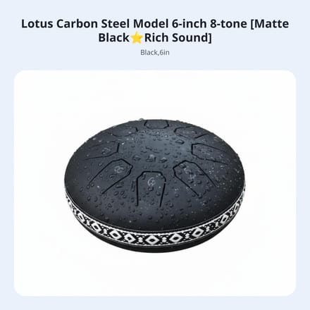Stalen Slagtrommel Lotus Thema Ontwerp Percussie-instrument Hemels Geluid Handmatig Gestemd Voor Meditators