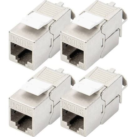 Digitus DN-93615-4 RJ45-inbouwmodule Keystone CAT 6A 4 stuk(s)