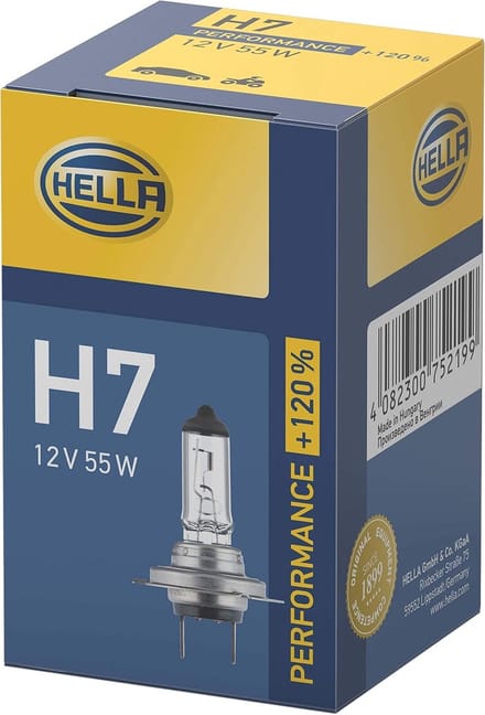H7 Halogeenlamp - Performance tot 120% - 12V - 55W - PX26d - 1 Stuk