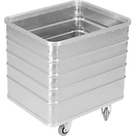 Transportwagen van aluminium, zonder deksel, 223 l