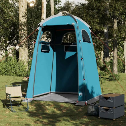 Vidaxl Tente de douche, Bleue, Imperméable