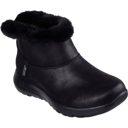Skechers On-the-GO Joy Cozy Dream Polyester Dames Zwarte Winter Enkellaarzen