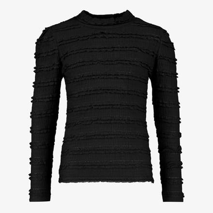 Myway meisjes shirt zwart - Maat 122/128