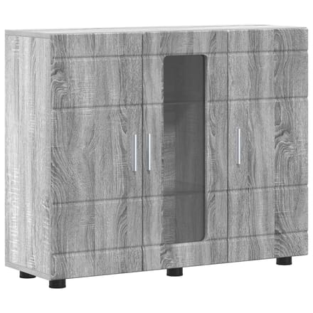 vidaXL - Houten - Kast - Grijs - Sonoma - Bewerkt - hout