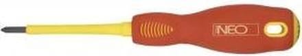 Neo Tools Schroevendraaier Pz0x60mm, 1000v, Crmo Staal