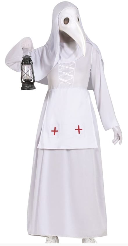 White Plague Volwassenen Unisex Wit Bekende personages Maat M