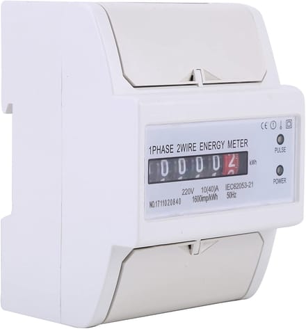 Energiemeter - Stroommeter KWh - Energie Verbruik - Hoge Precisie - 11 x 8 x 8 cm